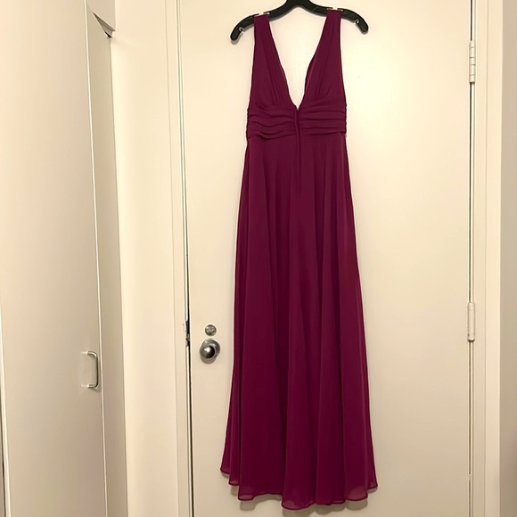 Kennedy Blue Rose Dress in Mulberry - Size 10 - Picture 2 of 4
